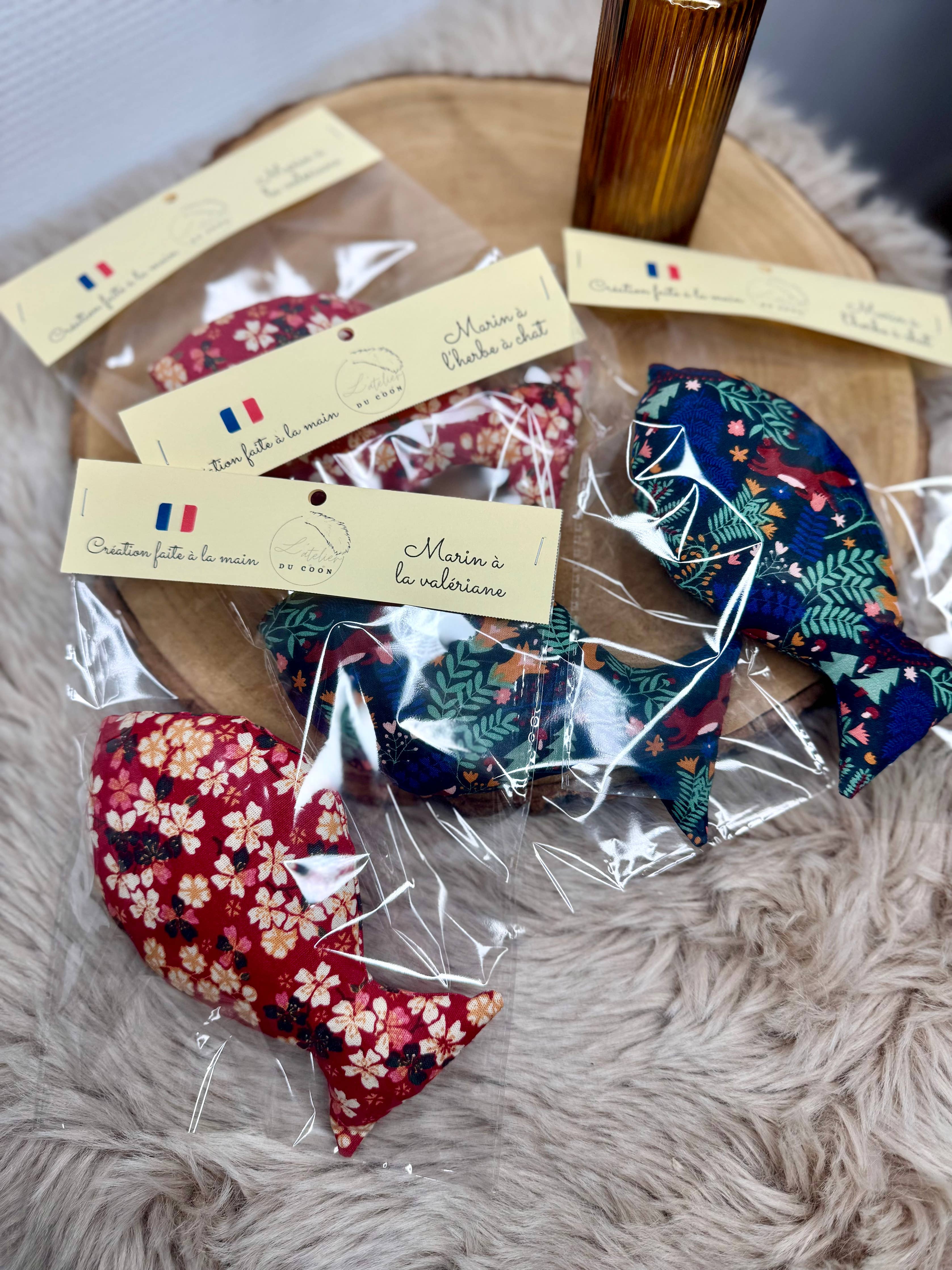 Marin à l'herbe à chat FLEURI - Jouet