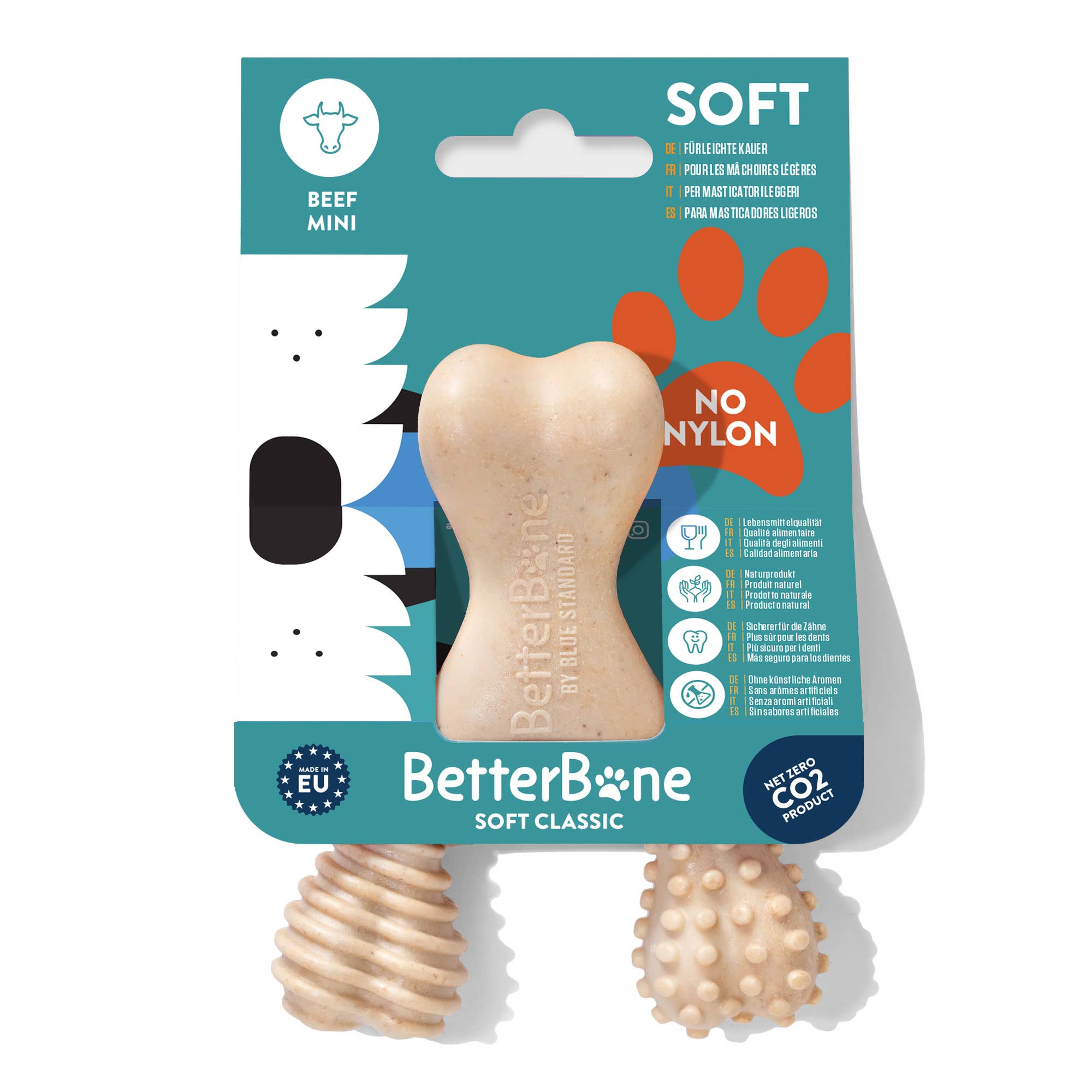Jouet à mâcher pour chiens  - Chien mini mâchoire soft bœuf