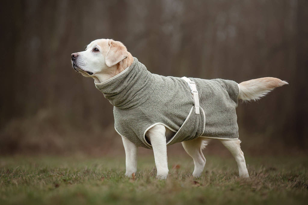 Peignoir pour chien fait main