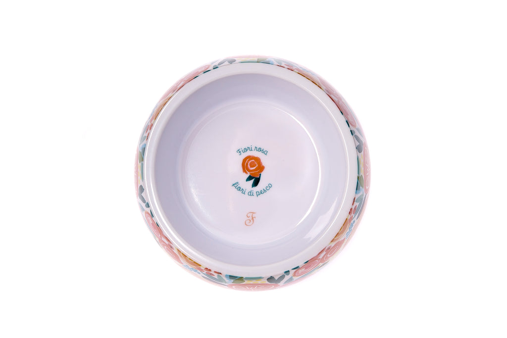 Bol en mélamine pour chien et chat Ferribiella – Motif Blossom