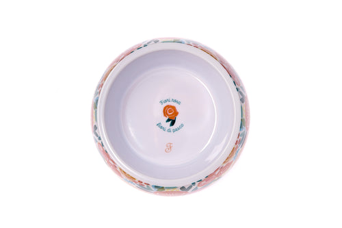 Bol en mélamine pour chien et chat Ferribiella – Motif Blossom