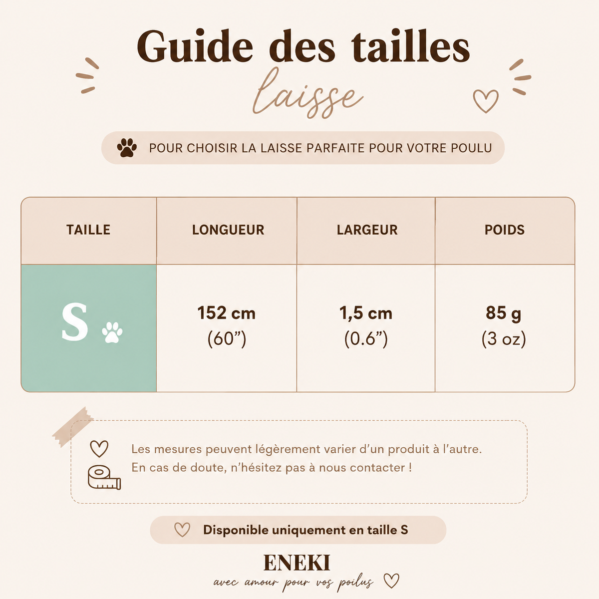 Laisse Chocolate Meadows – Lucy & Co - Automne