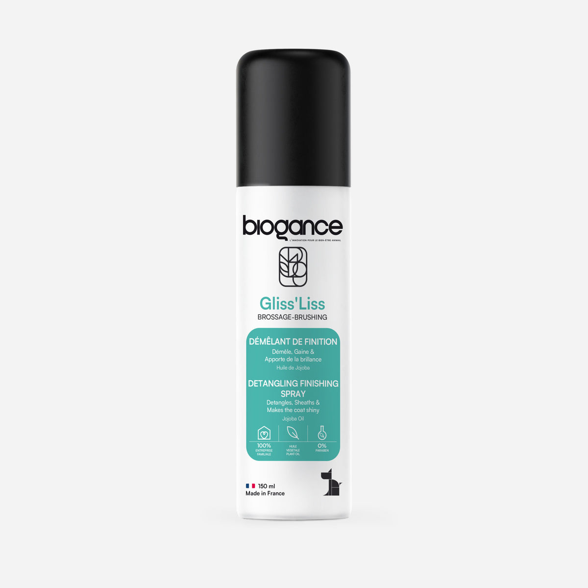 Démêlant Gliss’Liss pour chien à l’huile de jojoba – Biogance