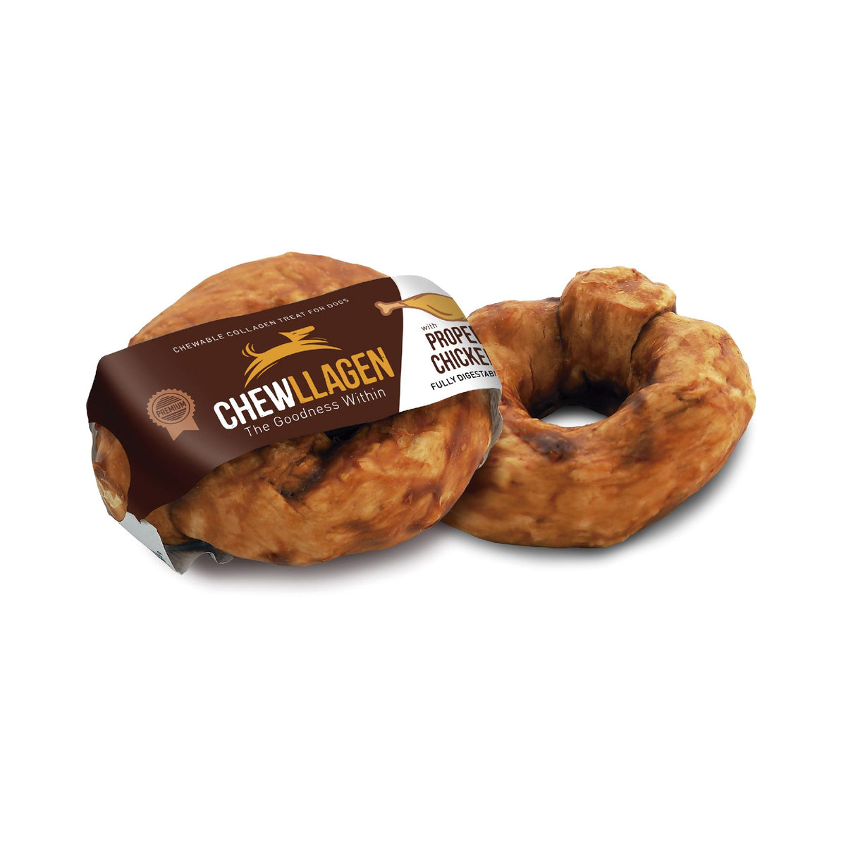 Donut au collagène Chewllagen – Poulet – 10 cm
