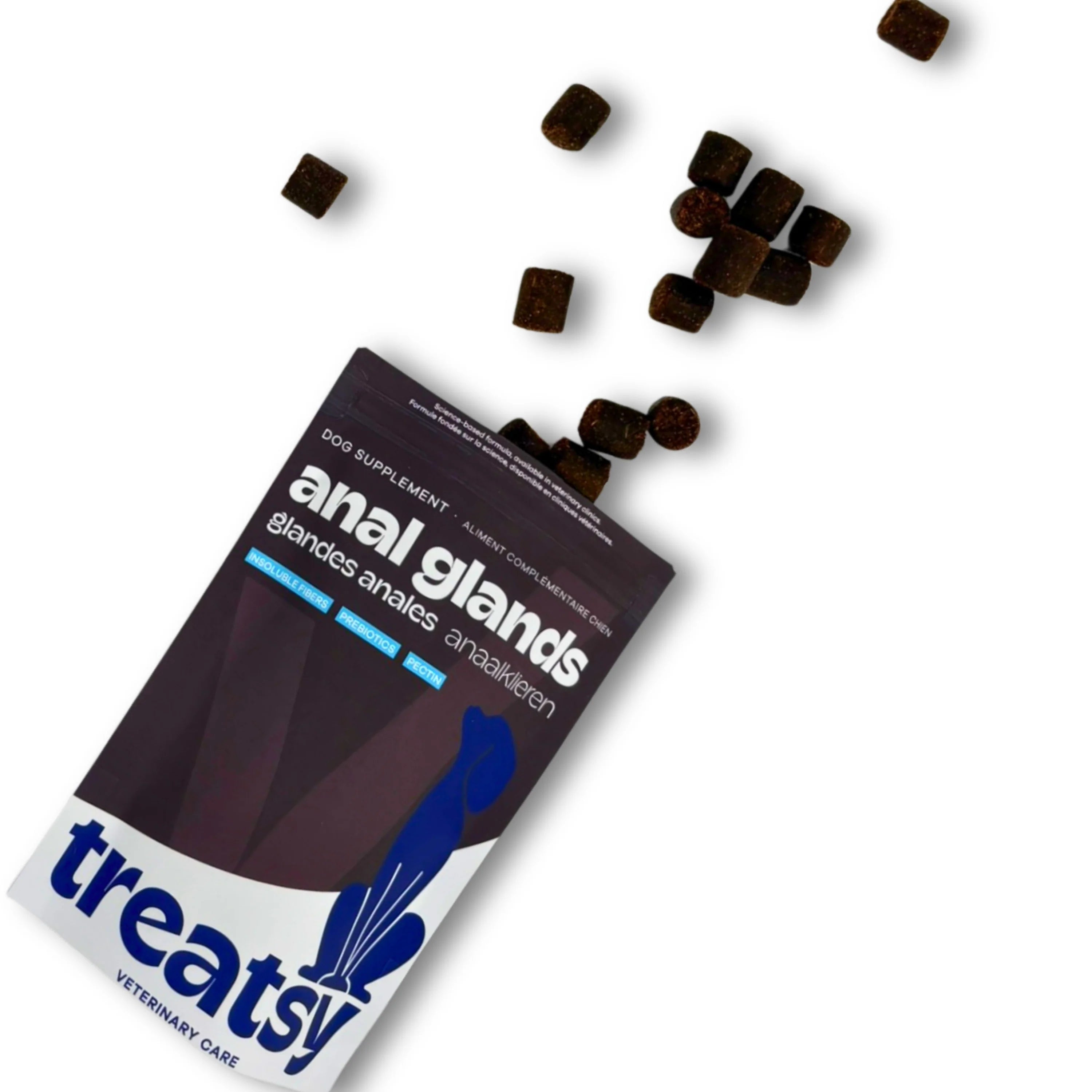Treatsy Veterinary Care Glandes Anales – Complément digestif & confort pour chien
