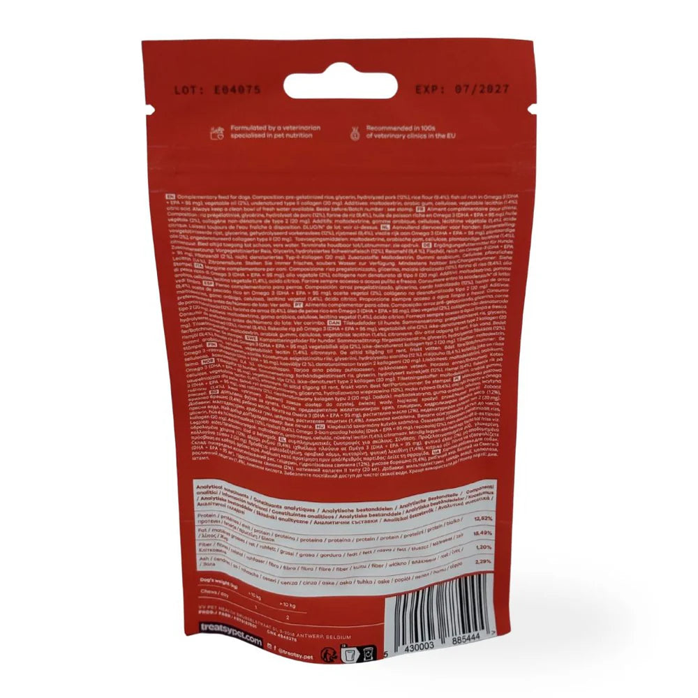 Treatsy Daily Defence Articulations – Complément mobilité & confort articulaire pour chien