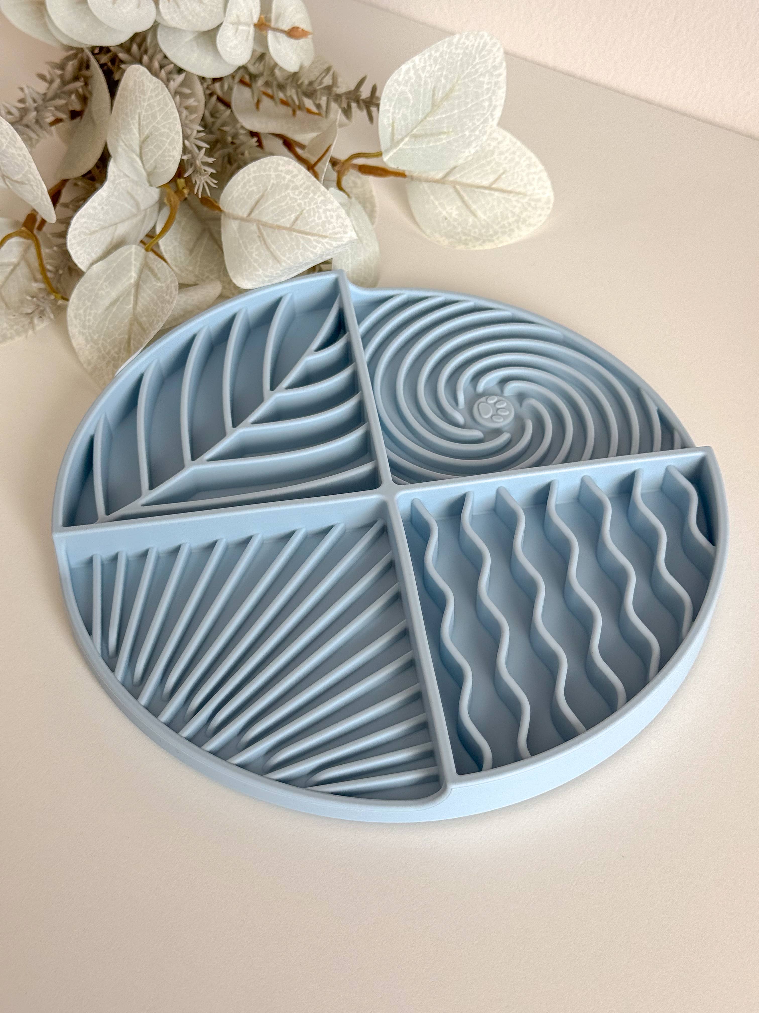 Tapis anti-dérapant Bali pour chiens et chats, bol lent