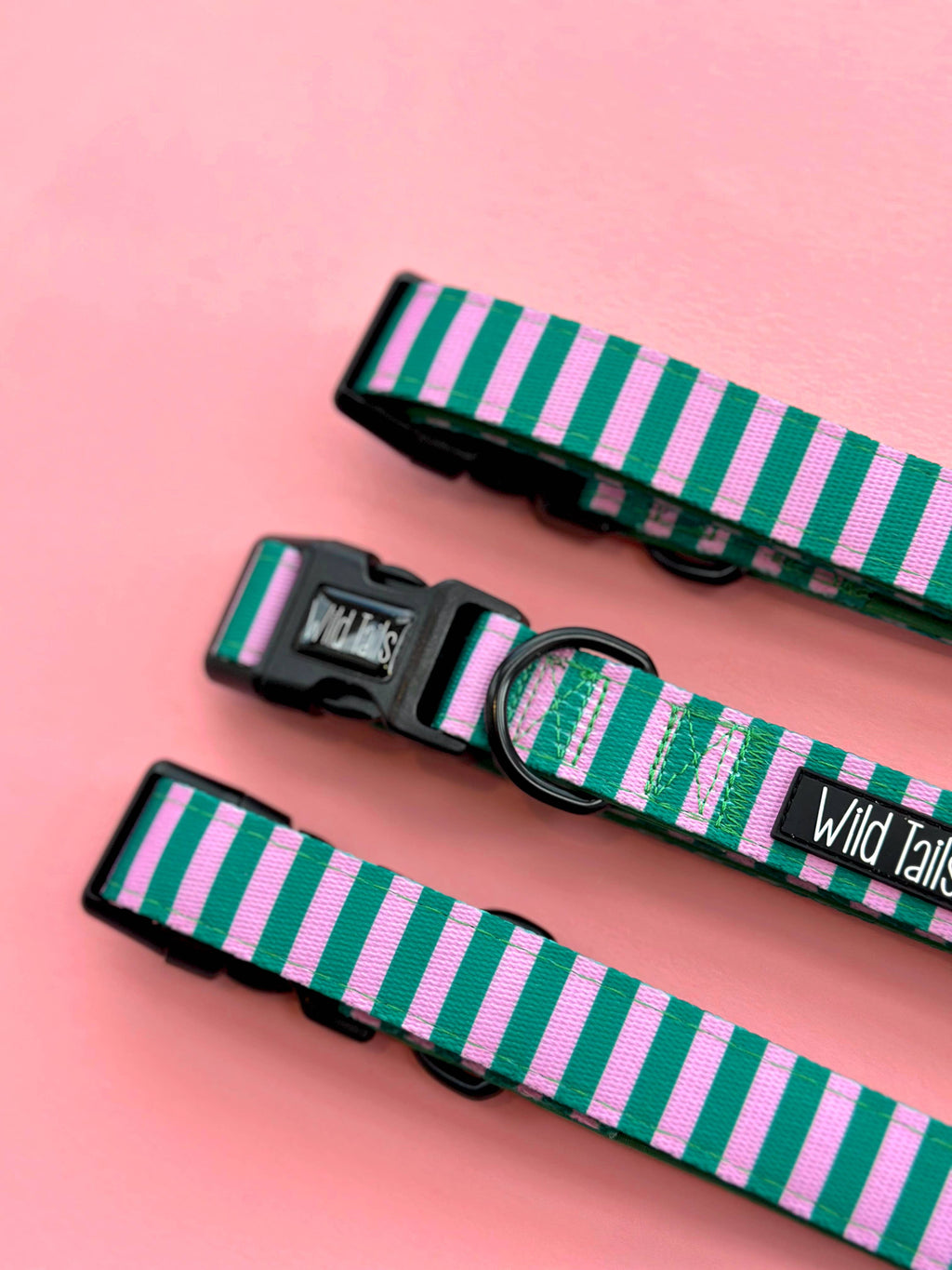 Collier Vert et Rose