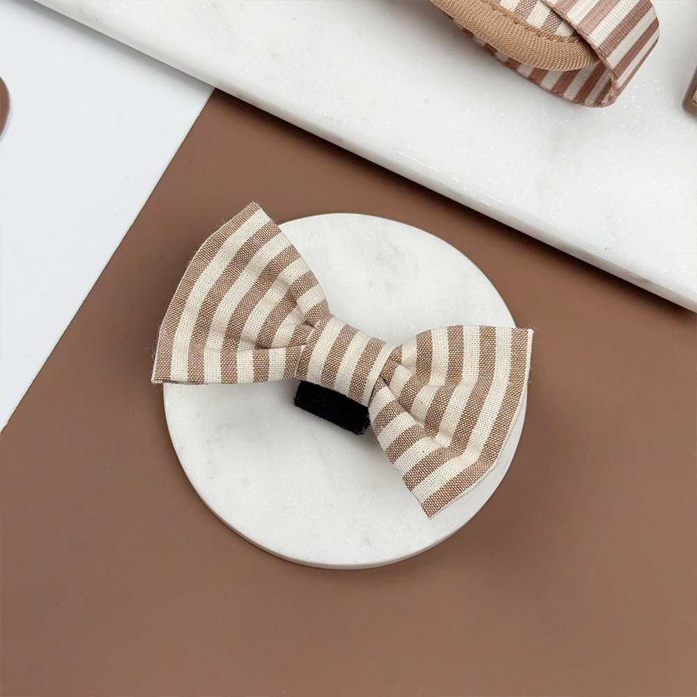 Nœud papillon London Linen Taupe – Cocopup London