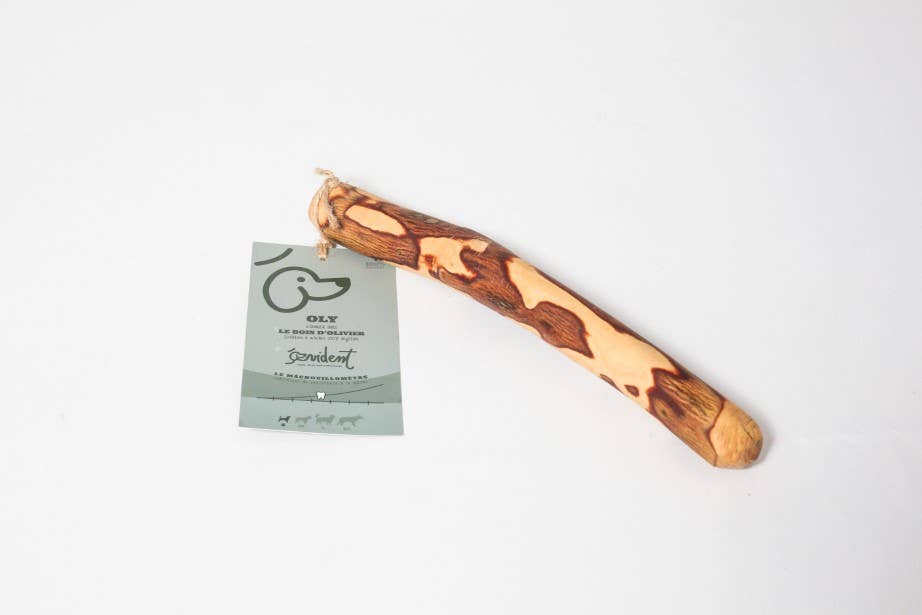 OLY - Bâton en bois d'olivier à mâcher pour chien