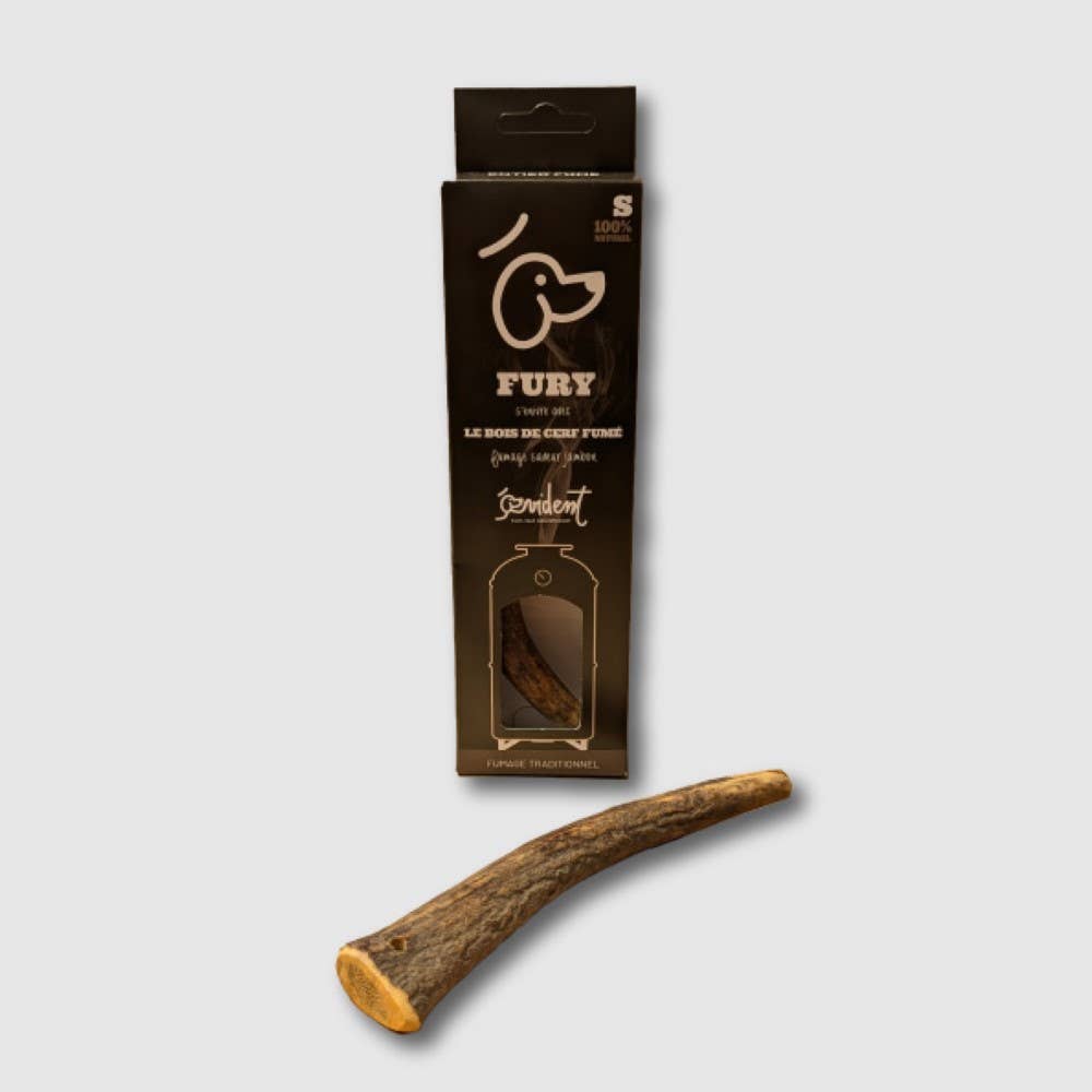 FURY - Bois de cerf entier fumé au jambon, sans arôme !