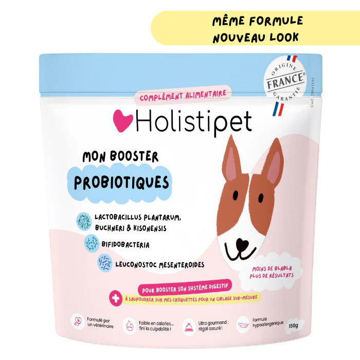 Holistipet - Booster Probiotiques - 150g ou 300g