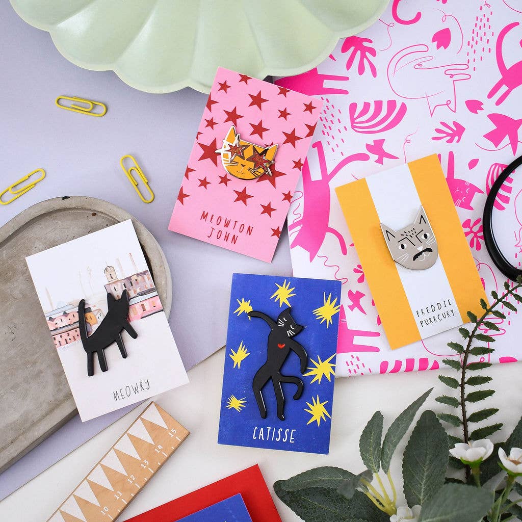 Épinglette pour chat Meowy Matchstick