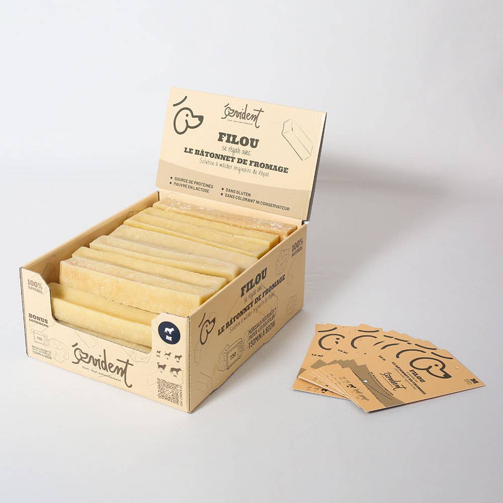 FILOU - Bâtonnets de fromage à mâcher pour chien