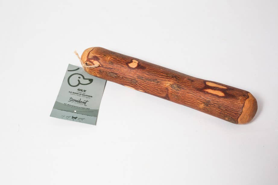 OLY - Bâton en bois d'olivier à mâcher pour chien