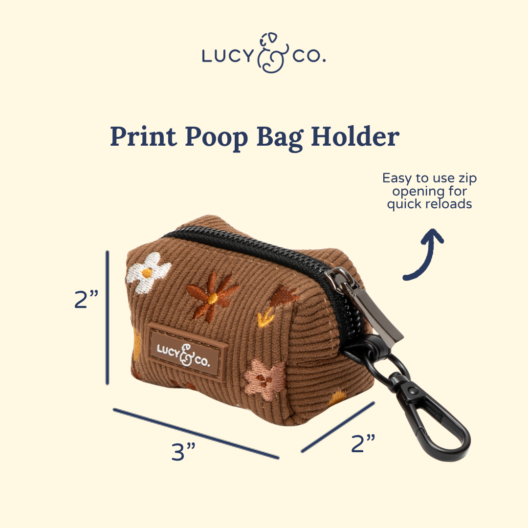 Porte-sacs à déjections Chocolate Meadows – Lucy & Co - Automne