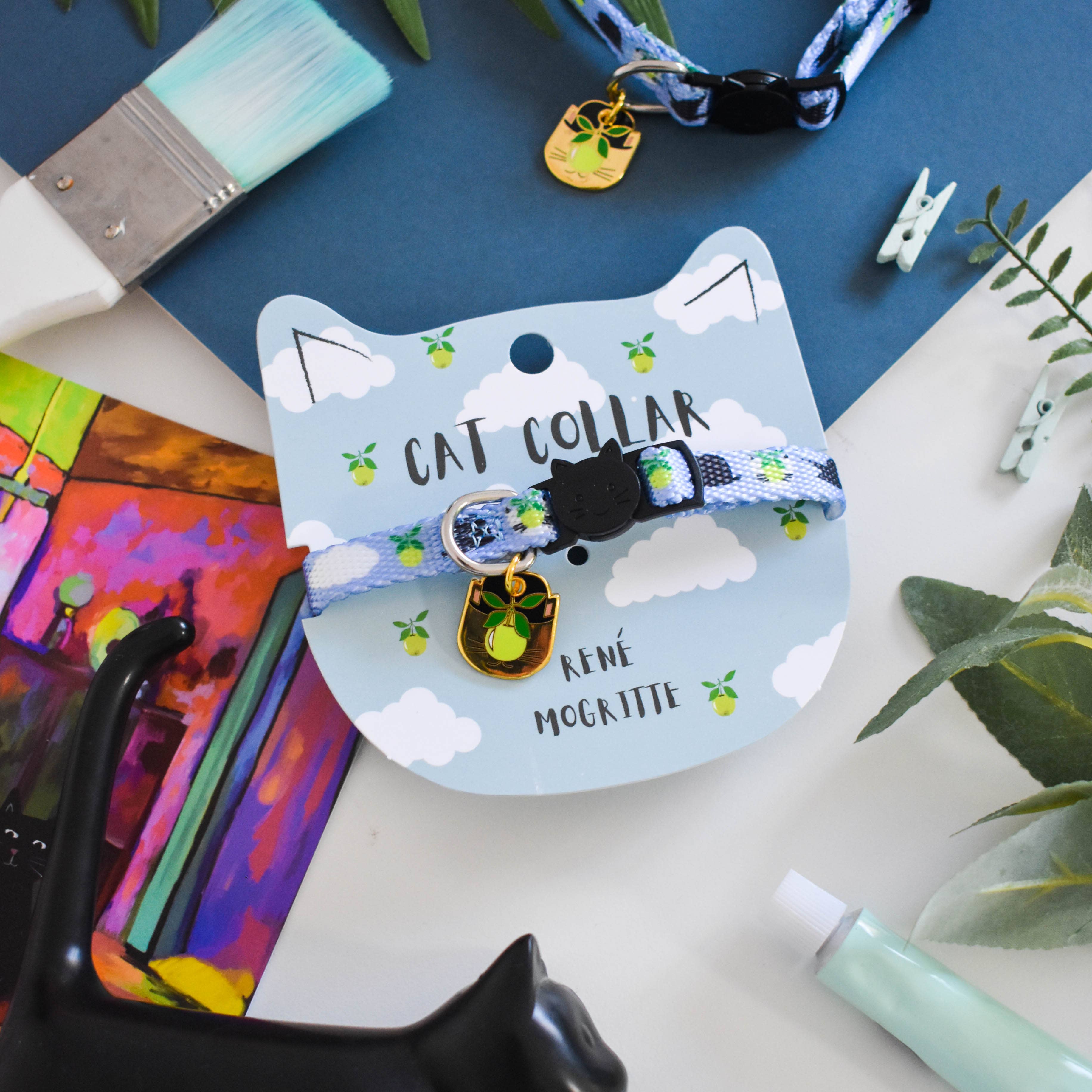 Collier pour chat René Mogritte Artiste