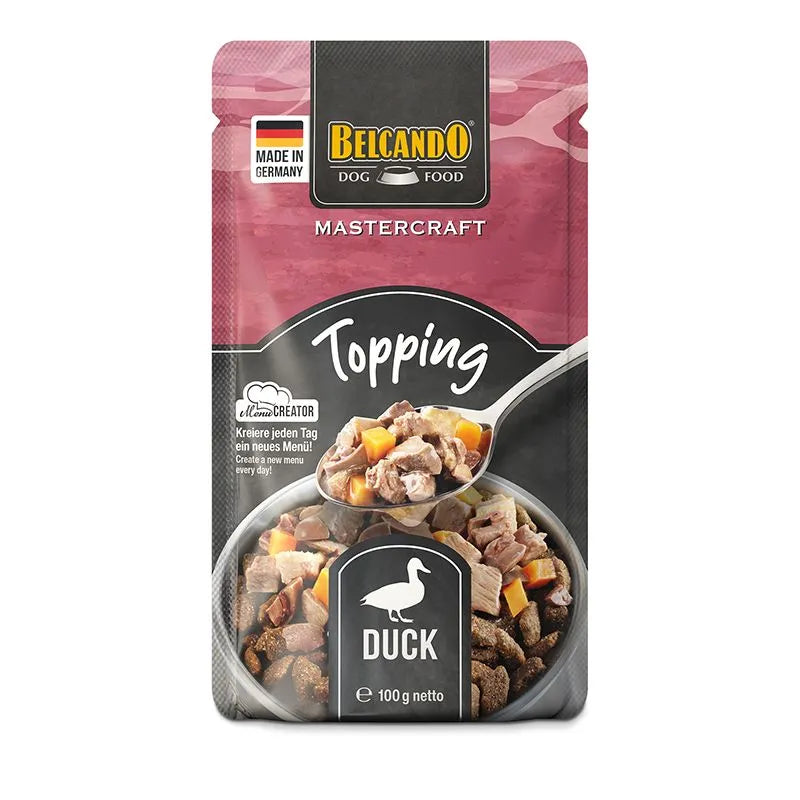 BELCANDO MASTERCRAFT Topping – Canard & Patate douce (100 g)