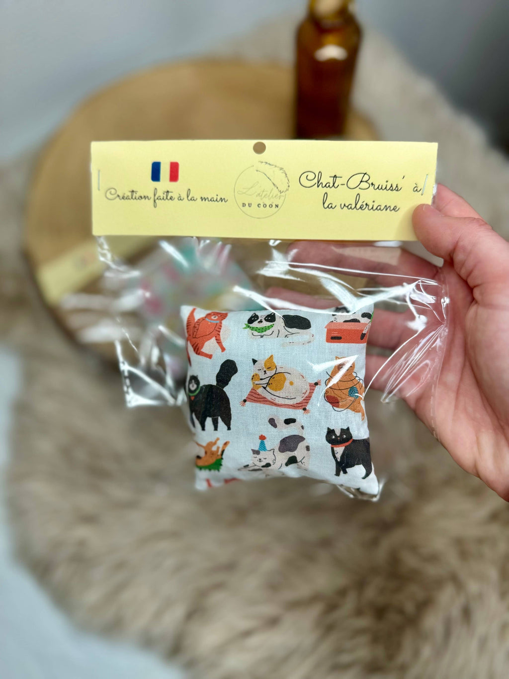 Chat-Bruiss à la valériane - jouet pour chat