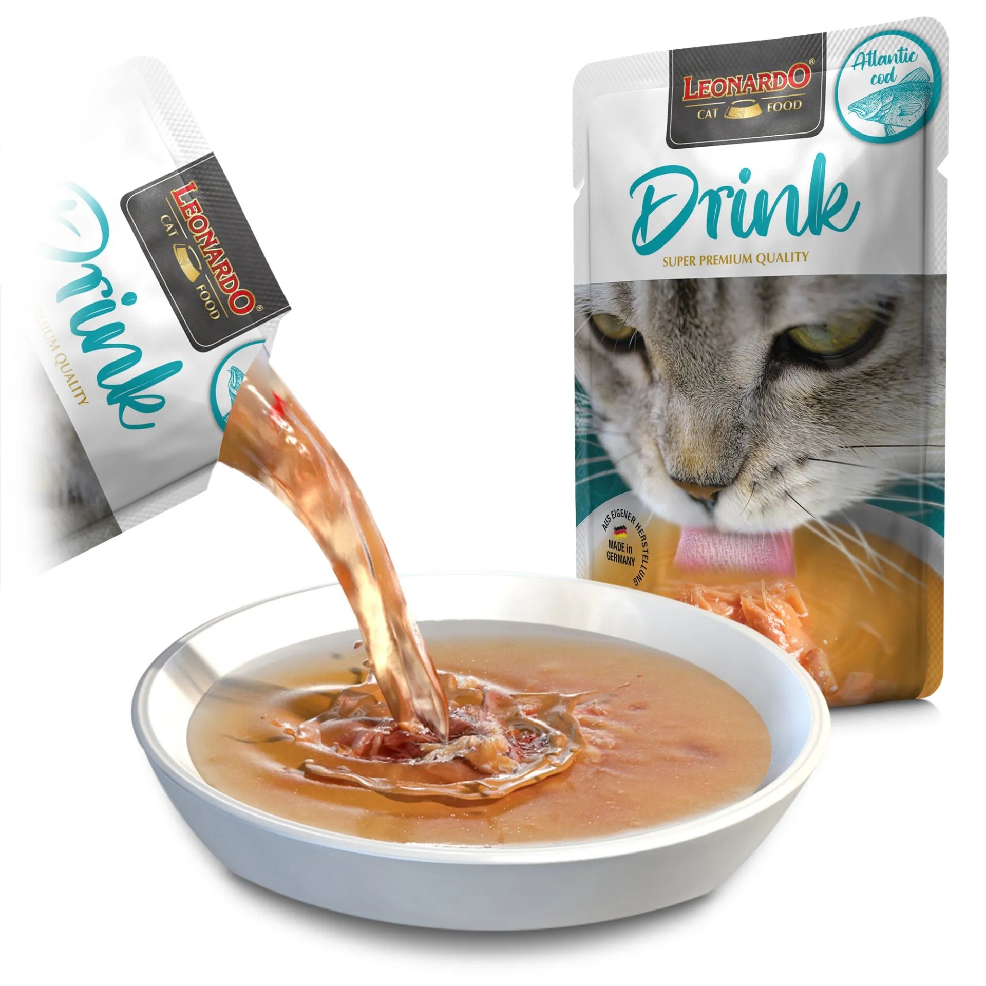 LEONARDO Drink & Care – Cabillaud (40 g)