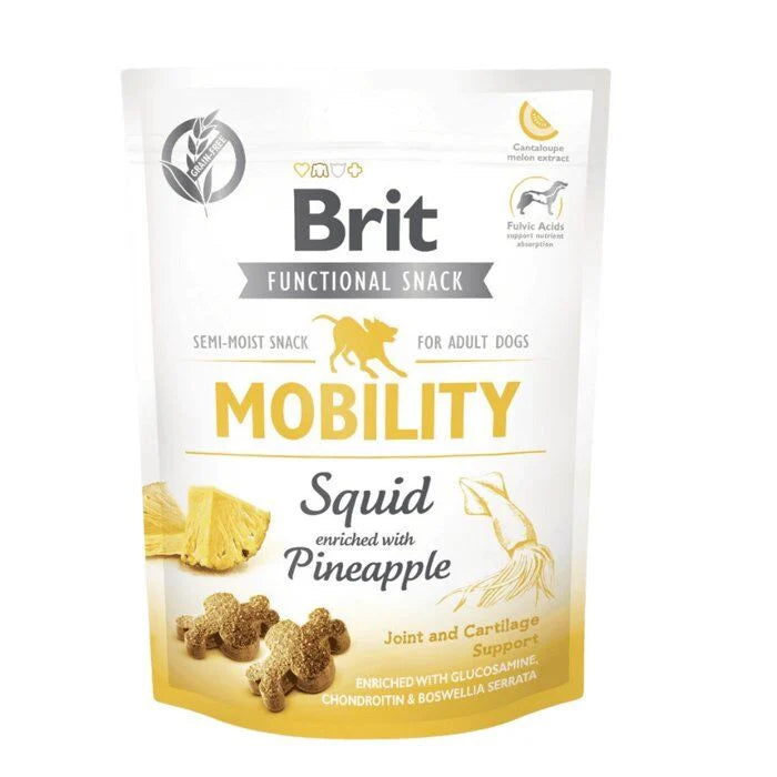 Brit Care Functional Snack Mobility – Calamar et ananas – 150 g