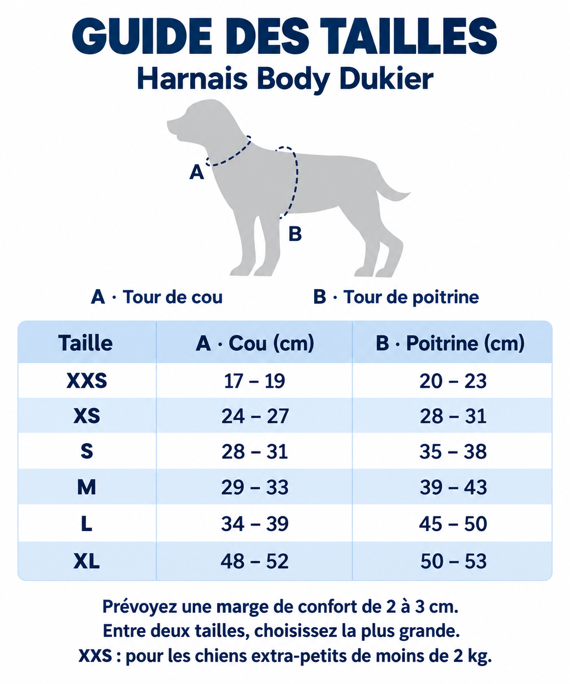 Harnais Body Dukier – Blueberry