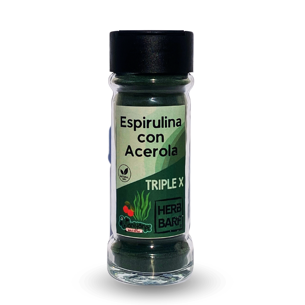 Triple X - Supplément de Spiruline & Acérola / Herb Barf
