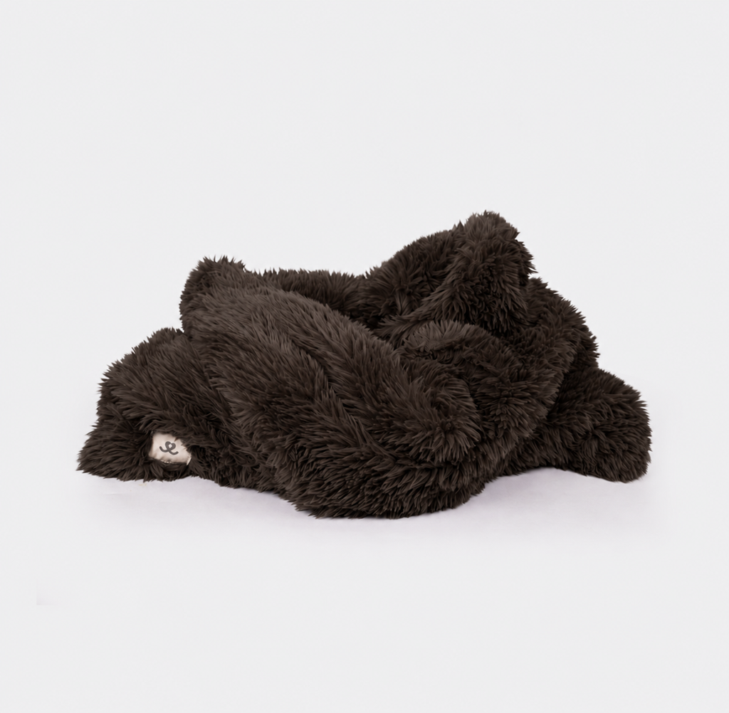 Sac de Couchage pour Chien & Chat en Fausse Fourrure Espresso
