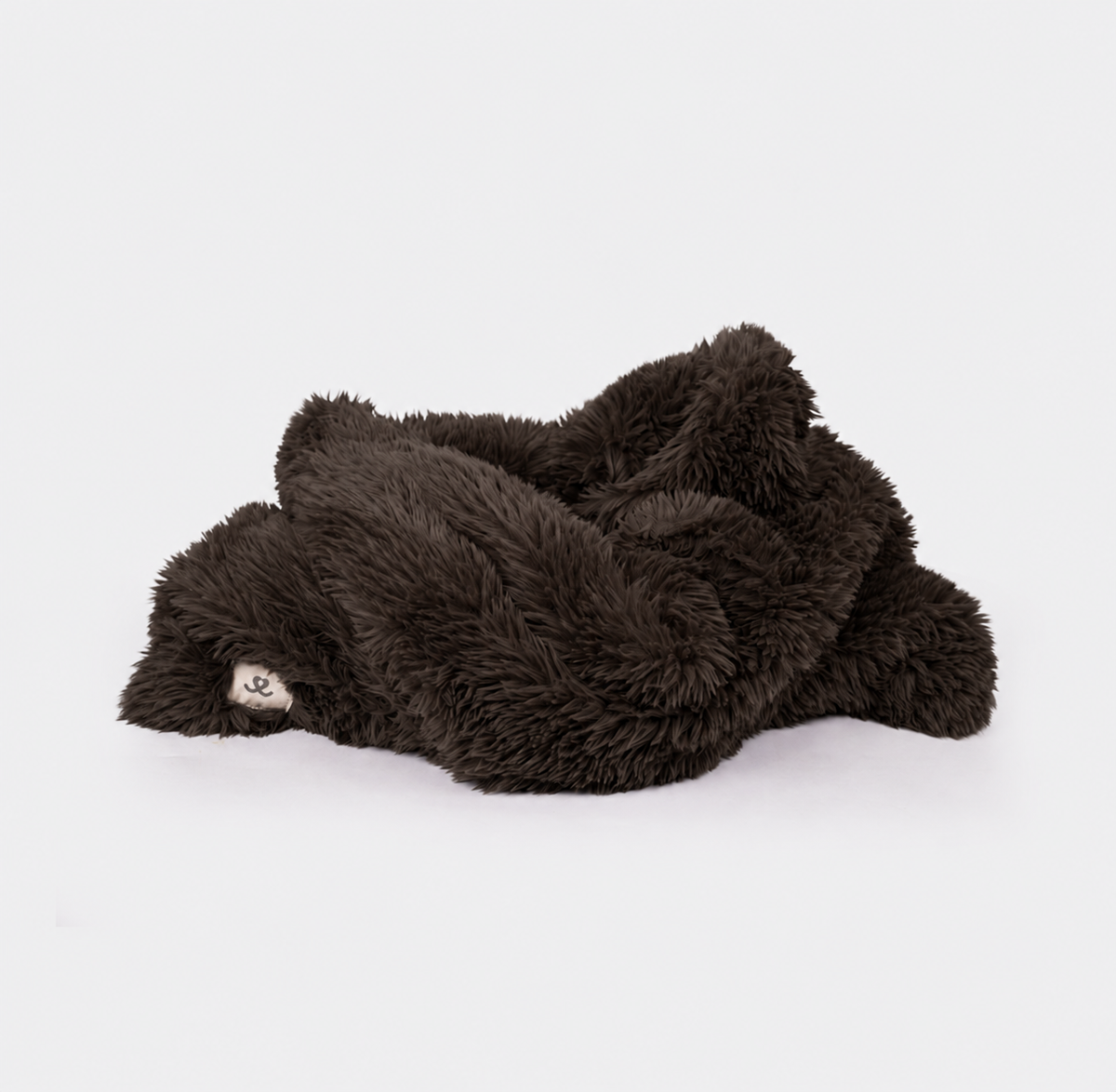 Sac de Couchage pour Chien & Chat en Fausse Fourrure Espresso