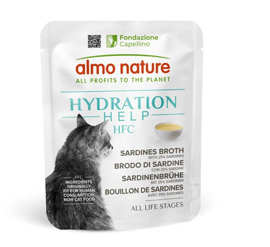 Soupe pour chat Almo Nature HFC Hydration Help – Sardine – 50 g