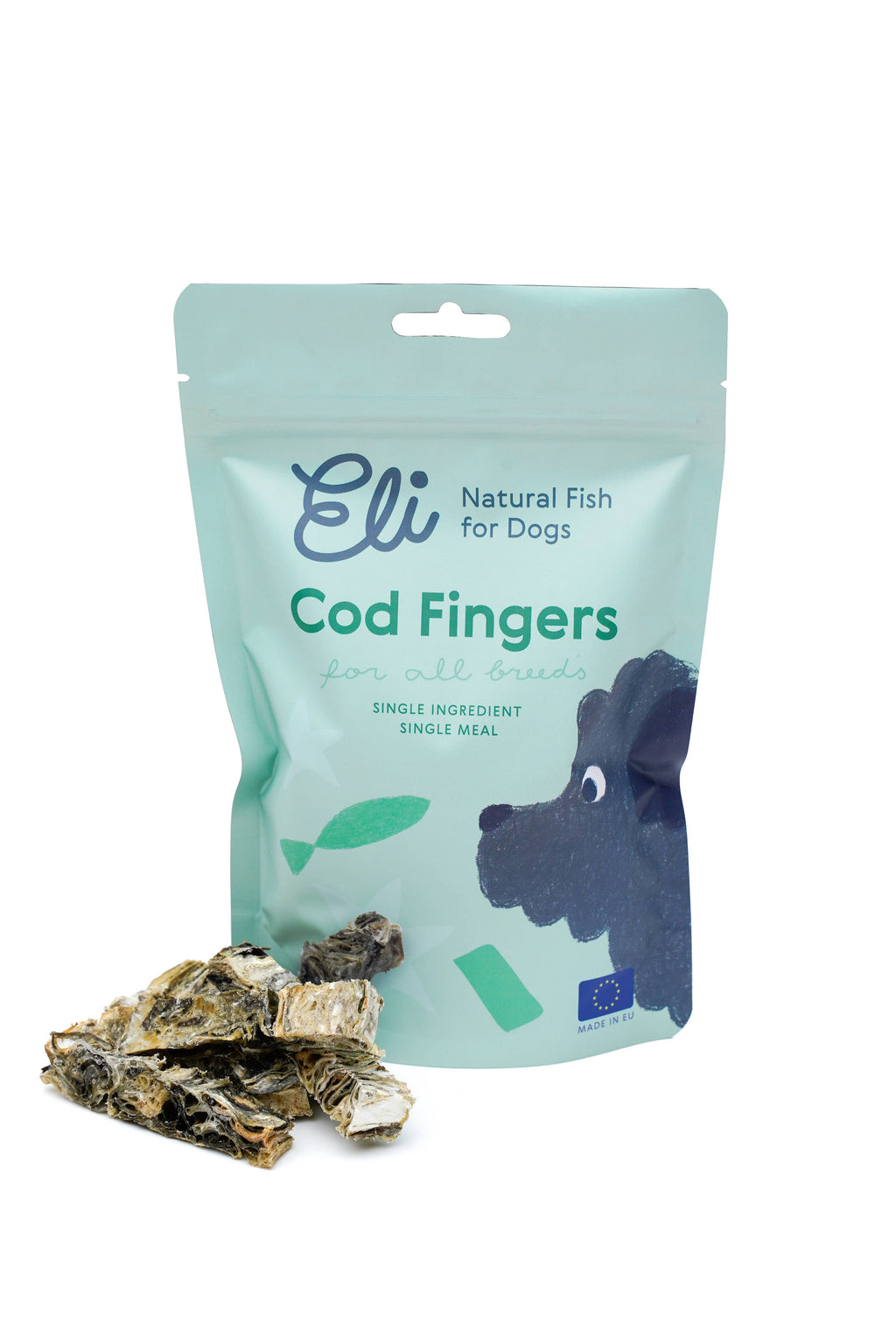 Peau de Morue Séchée Friandises pour Chiens 100% Naturelles