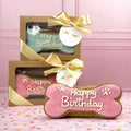 Biscuit Os Glacé "Happy Birthday" - En tête à truffe