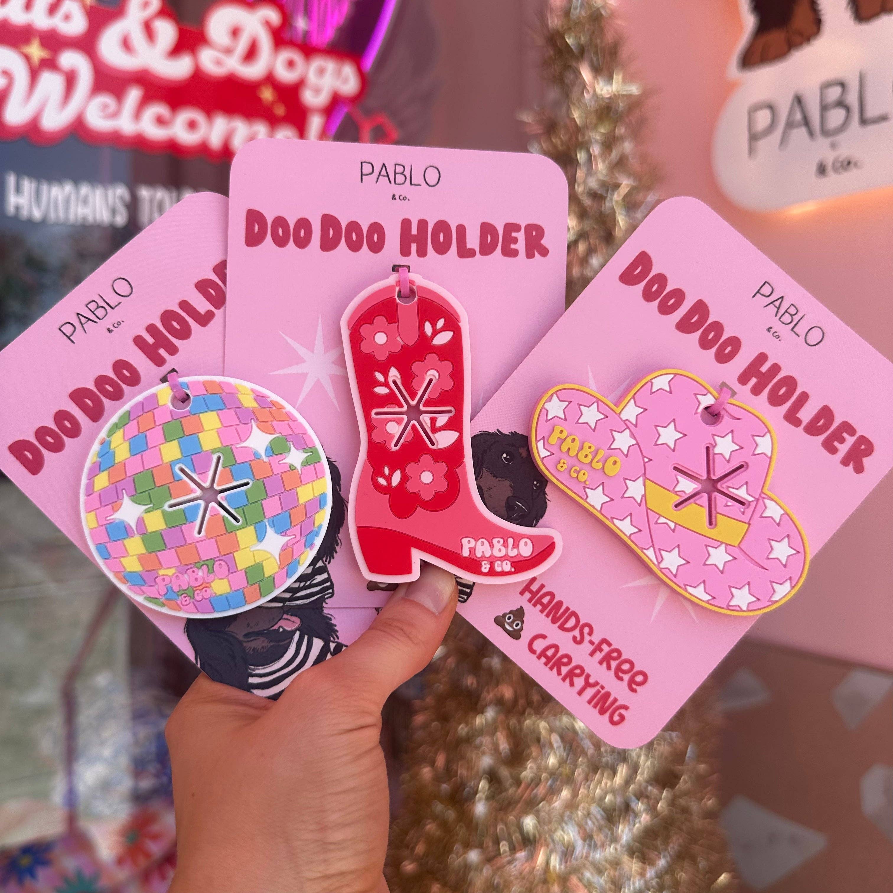 Boule Disco : Porte sac à déjection Doo Doo