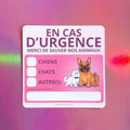 Sticker urgence - maison/appart