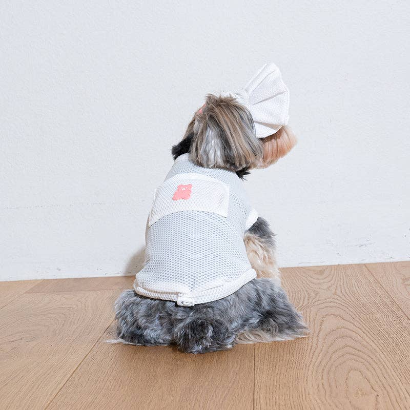 Débardeur Rafraîchissant Gom Gom – Puppy Gallery | Coloris Blanc