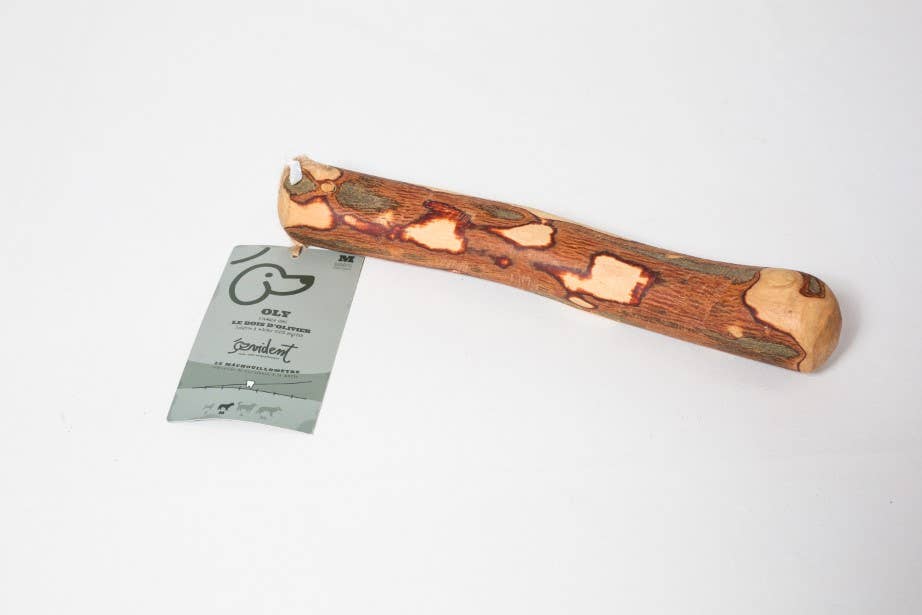 OLY - Bâton en bois d'olivier à mâcher pour chien