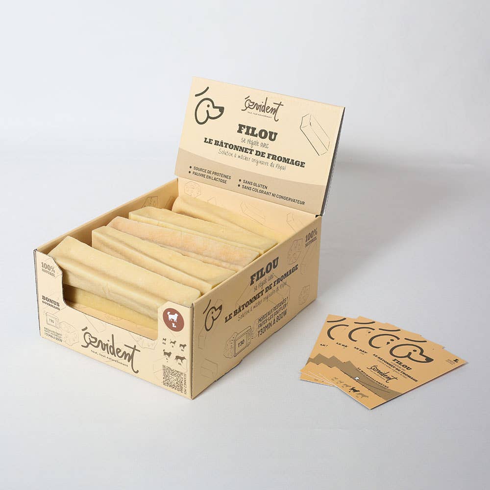 FILOU - Bâtonnets de fromage à mâcher pour chien
