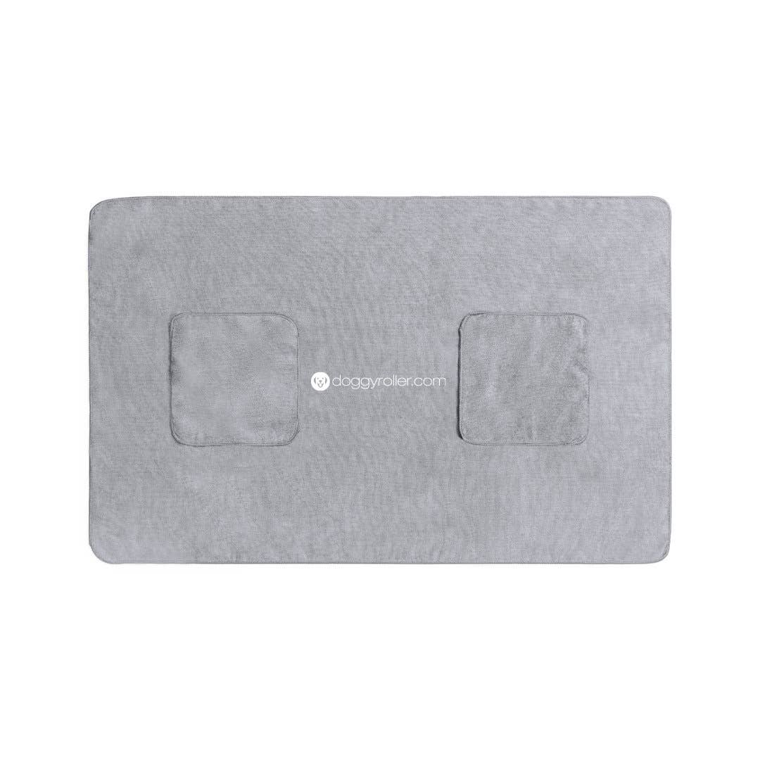Serviette en microfibre chiens & chats avec poches pour les mains - DOGGY