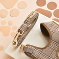 Laisse Check Pup Tweed Brun – Cocopup London