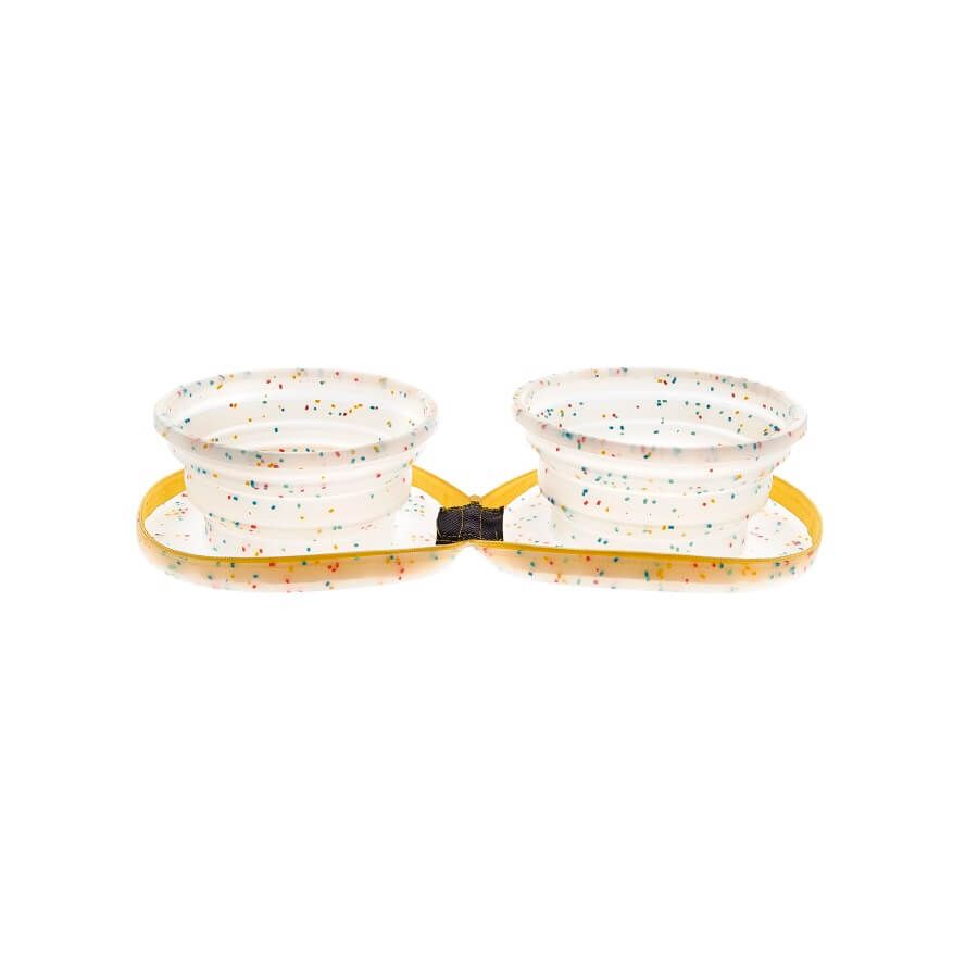 Bol compact 2 en 1  Ferribiella – Confetti | Silicone - 350ml