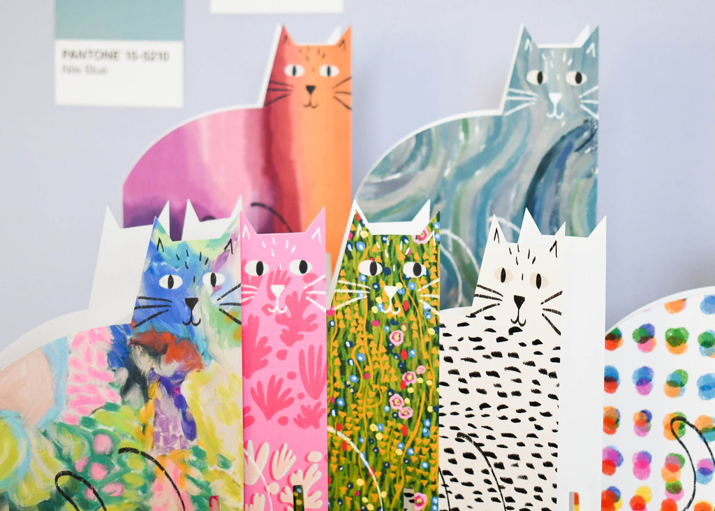 Carte en forme de chat