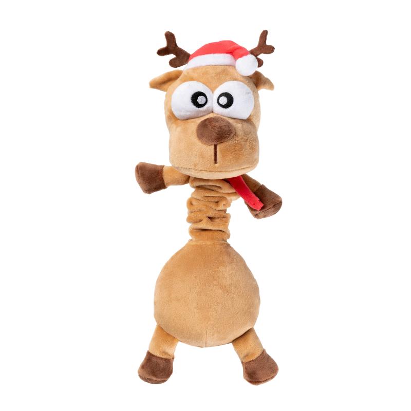FuzzYard Domineck le renne - jouet de Noël pour chien