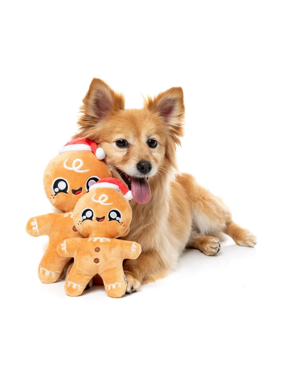 Doughminic – Petit bonhomme en pain d'épices de Noël pour chien FuzzYard - Taille S