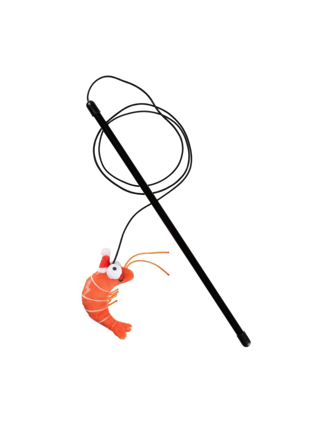 Shrimpmas – Canne à pêche crevette de Noël pour chat FuzzYard