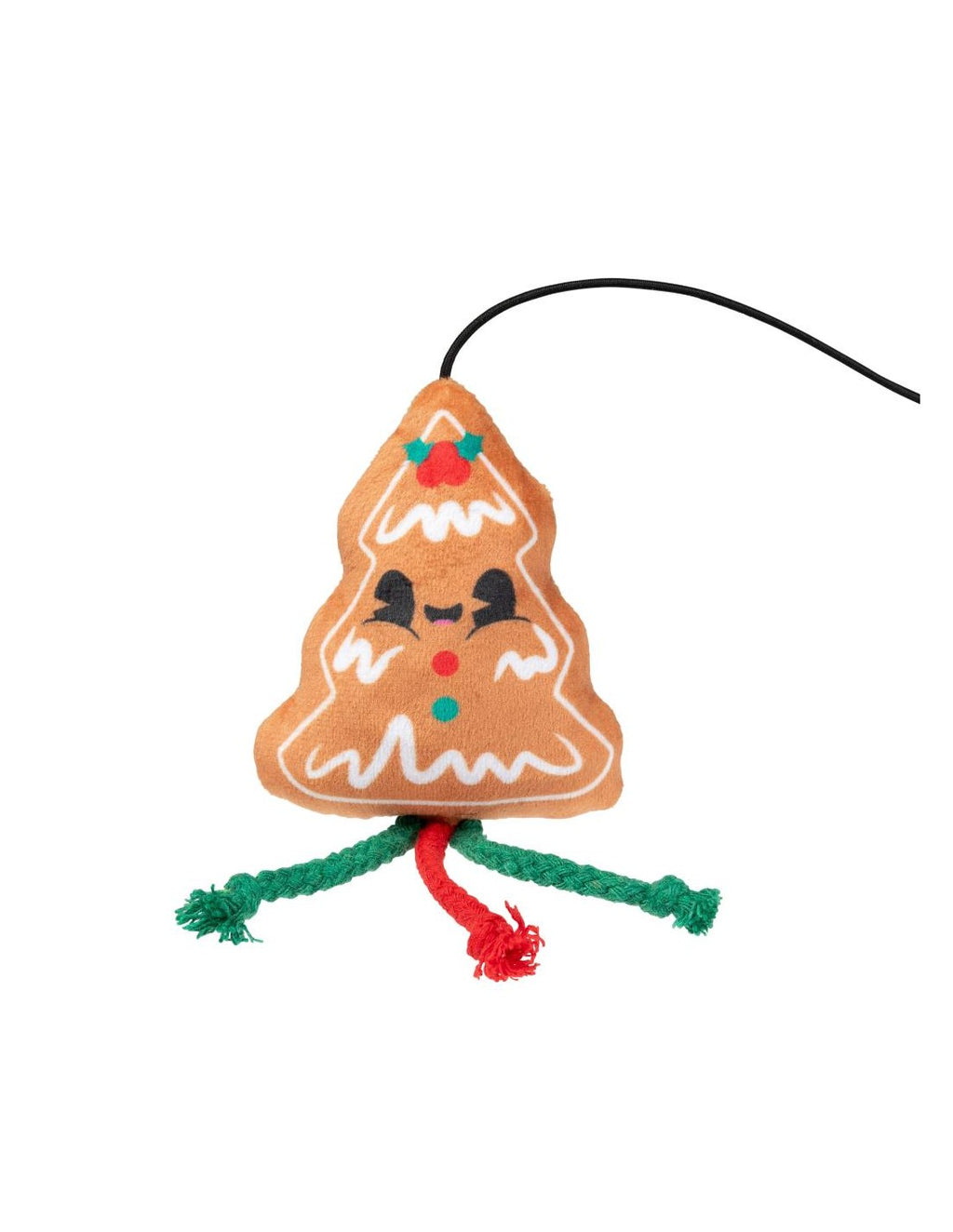Spruce Springsteen – Canne à pêche de Noël pour chat FuzzYard