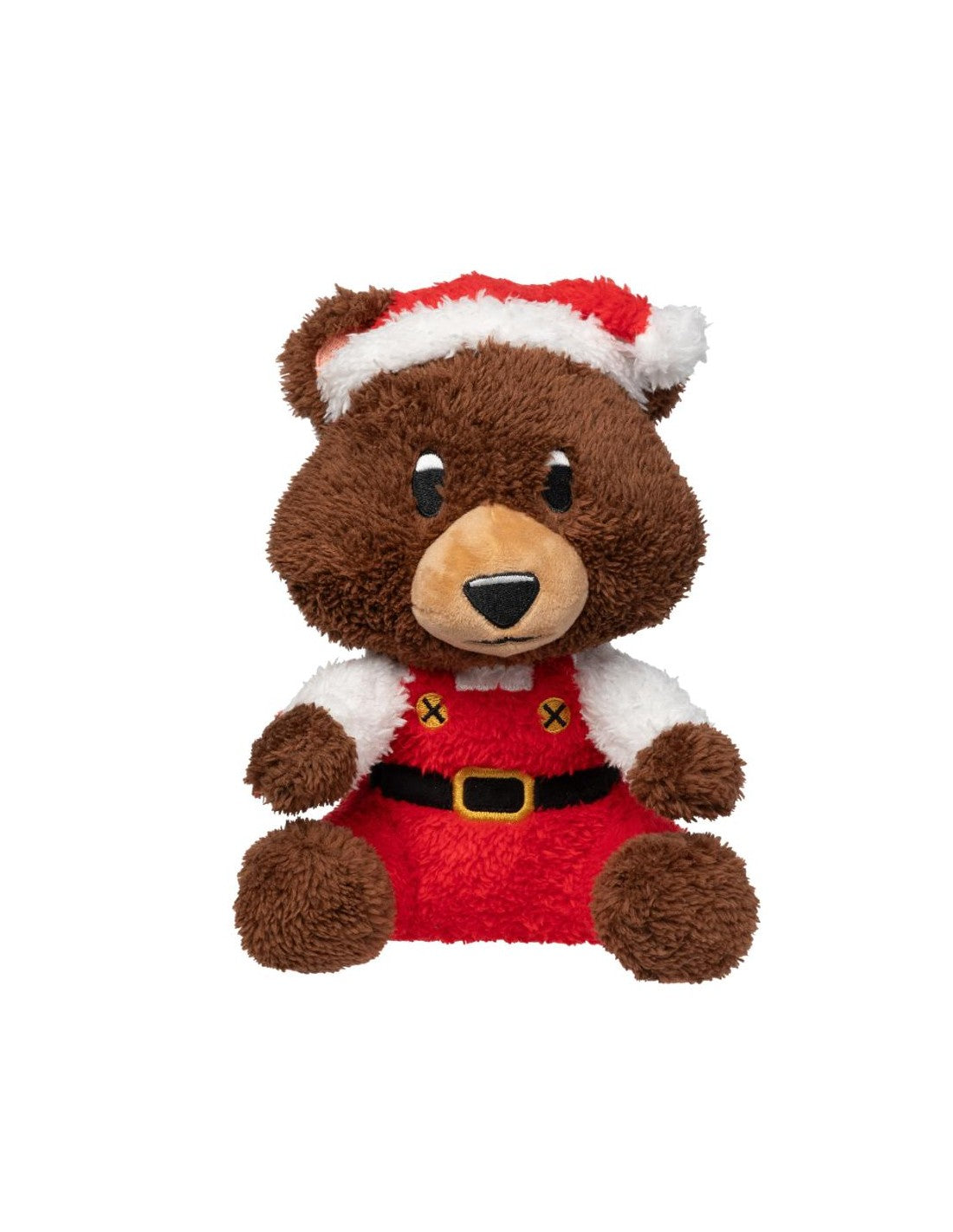 Santa Fuzz Bear – Peluche de Noël pour chien FuzzYard