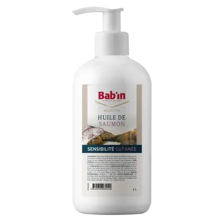 Huile de Saumon pour chien et chat - Bab'in