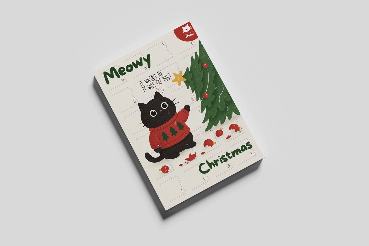 Calendrier de l’Avent pour Chat – Meowy Christmas