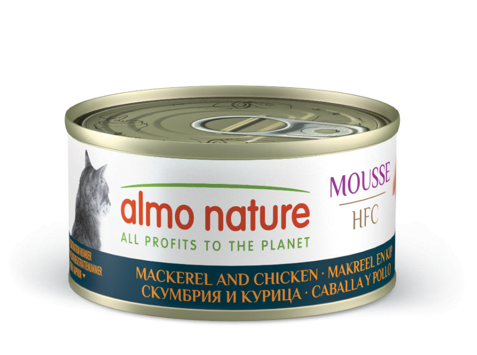 Pâtée Almo Nature HFC au maquereau et poulet – 70 g