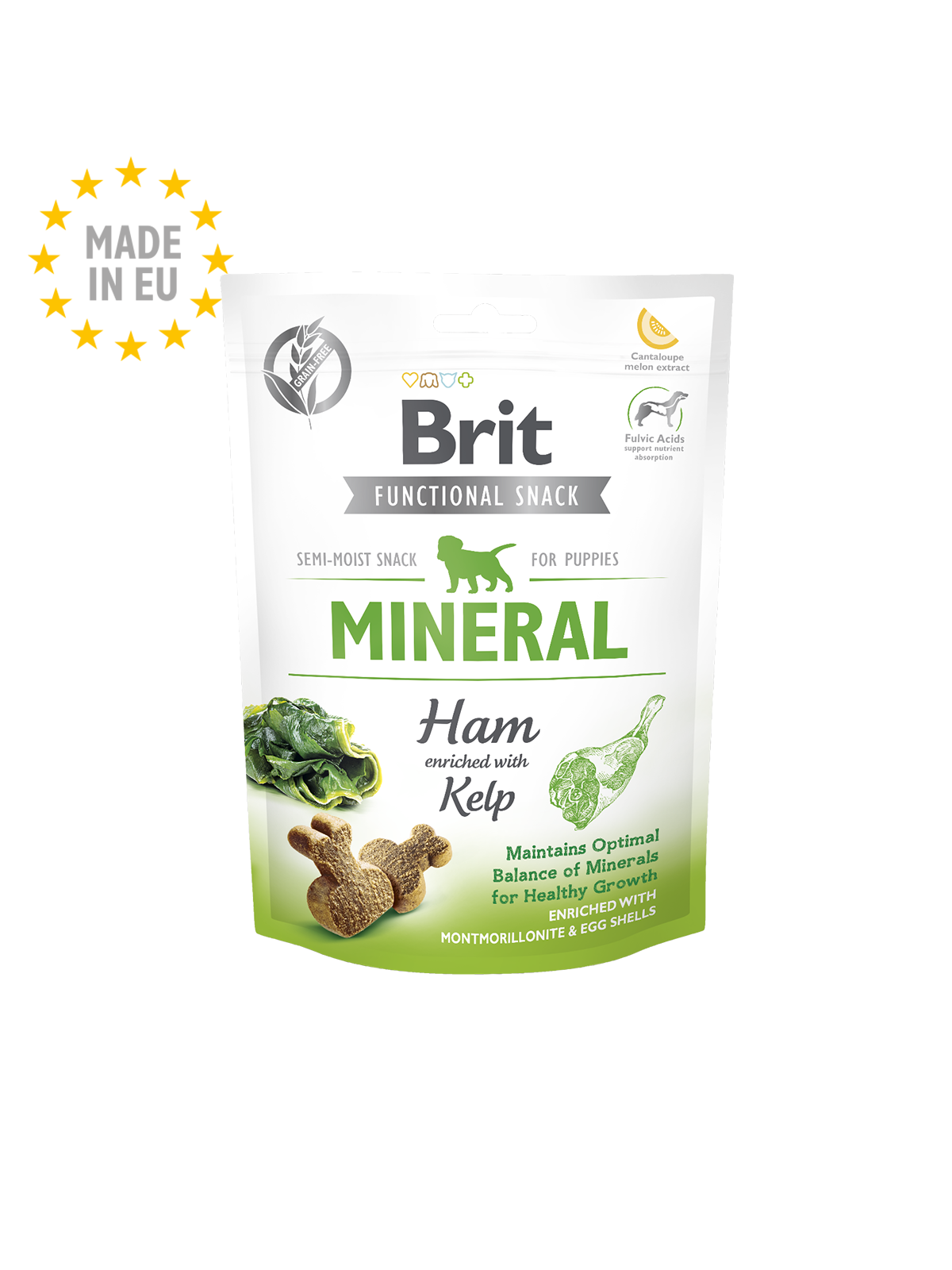 Brit Care Friandise Fonctionnelle Minéral au Jambon pour Chiots – 150 g